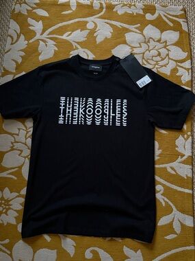 The Kooples Black T Shirt relaxed fit  Unisex. Medium NEW with Tags